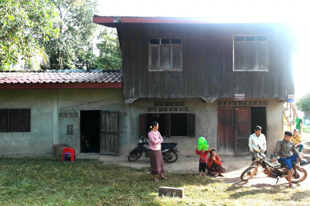 Our home! That's our mom squatting